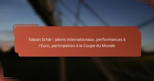 Fabian Schär : Jalons internationaux, performances à l’Euro, participation à la Coupe du Monde