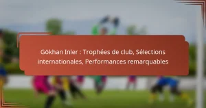 Gökhan Inler : Trophées de club, Sélections internationales, Performances remarquables