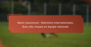 Mario Gavranović : Sélections internationales, Buts clés, Impact en équipe nationale